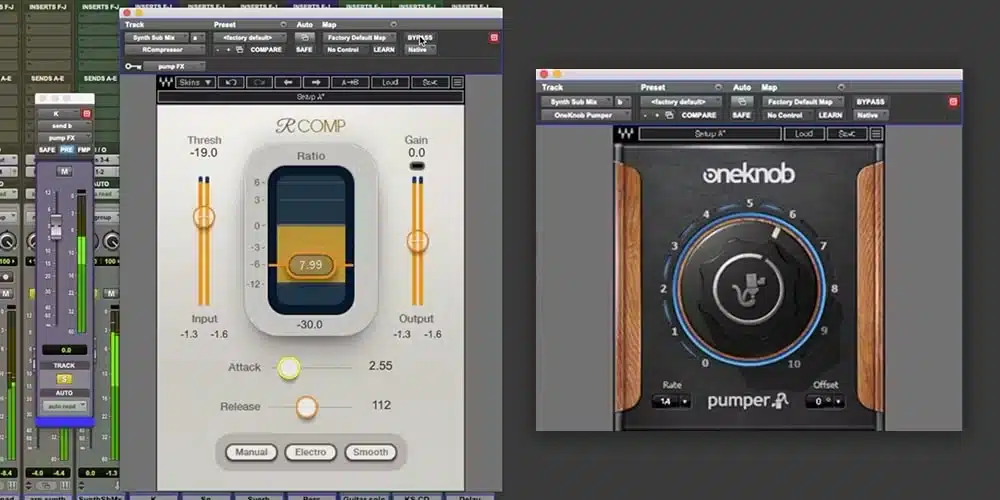 Side chain Compression on Effect Sends - Unison