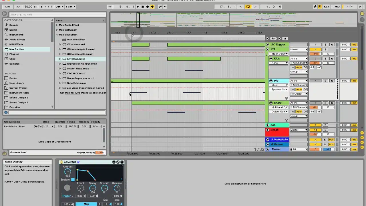 Sidechain distortion effects - Unison