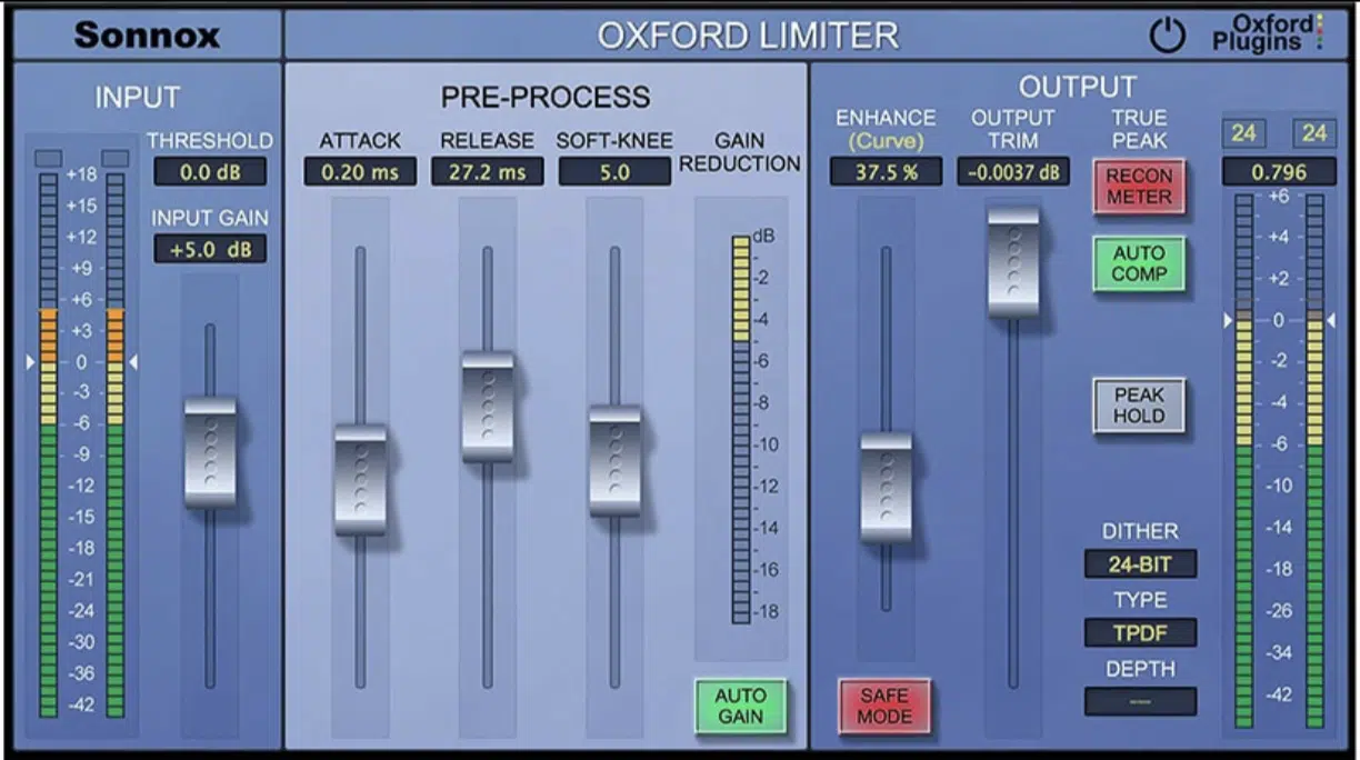 Sonnox Oxford Limiter V2 - Unison