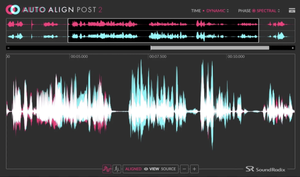 Phase Alignment 101: How to Achieve Perfectly Balanced Tracks - 11 Sound Radix Auto Align 1 - Unison