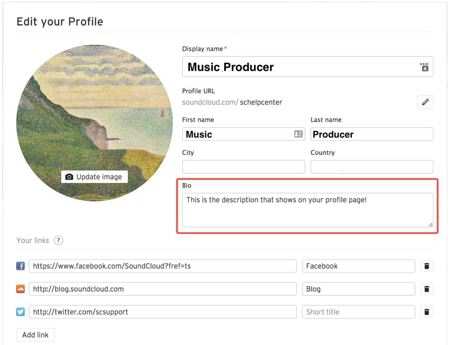 SoundCloud Bio - Unison