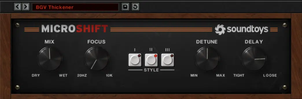 Soundtoys MicroShift - Unison