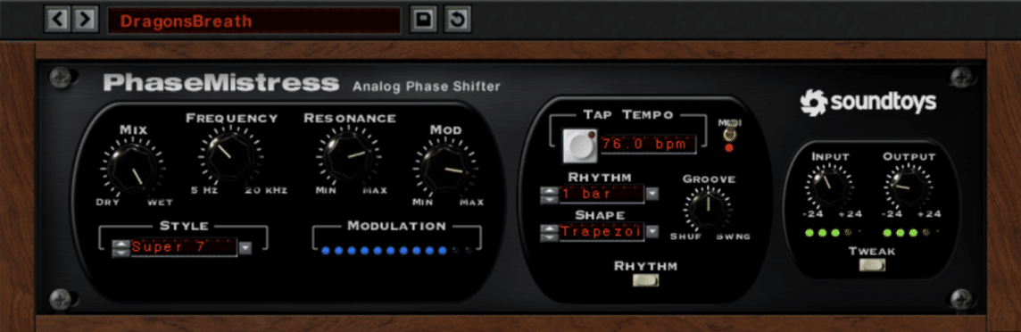 Soundtoys PhaseMistress - Unison