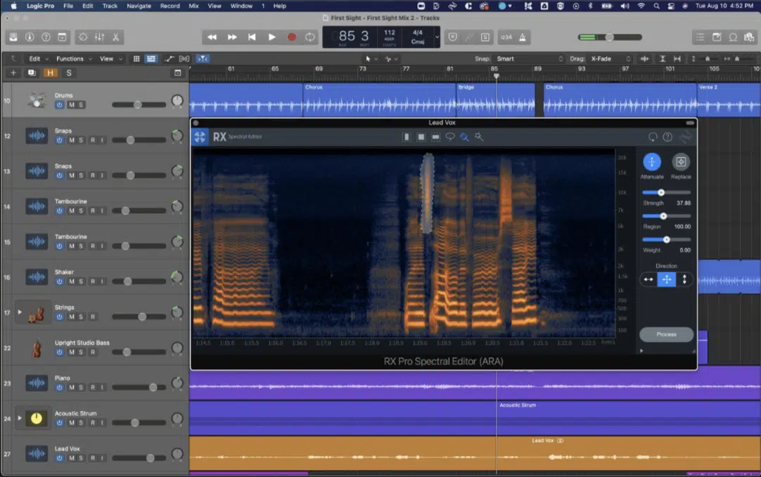 Spectral Editing 1 - Unison