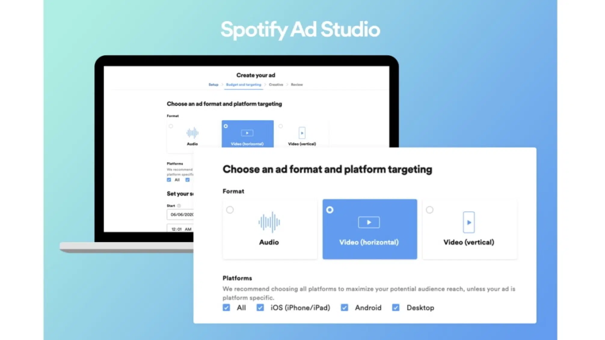 Spotify Ad Studio 1 - Unison