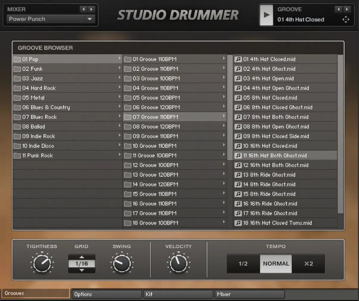 Studio Drummer Grooves - Unison