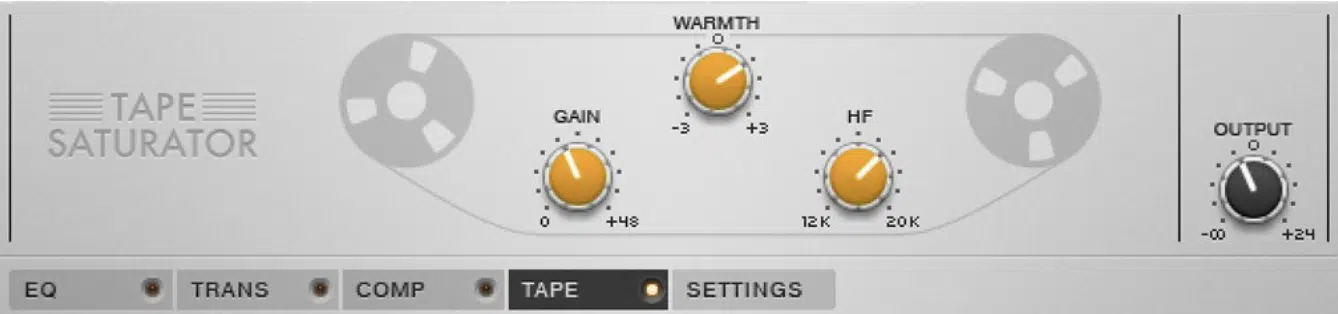 Studio Drummer Tape Saturator - Unison