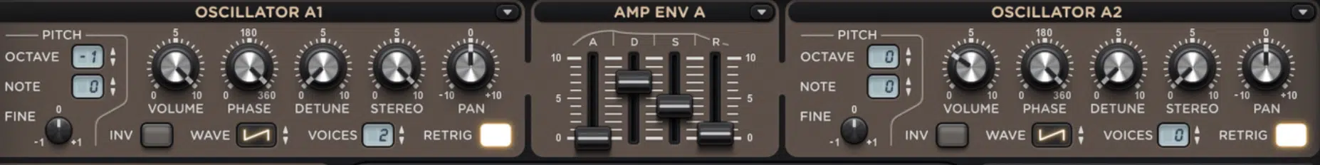 Sylenth1 Oscillators Amp Env - Unison
