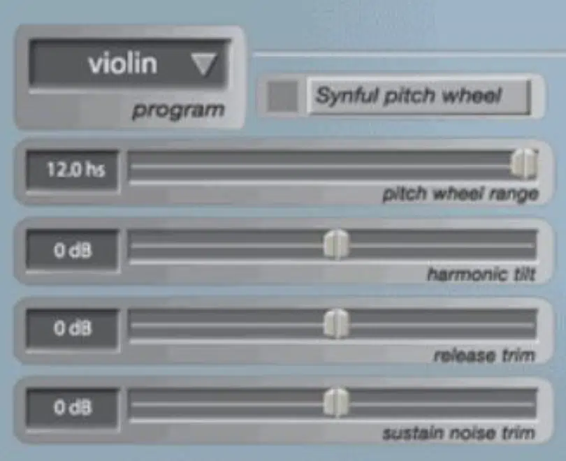 Synful Pitch Wheel - Unison