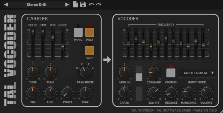 TAL Vocoder 1 - Unison