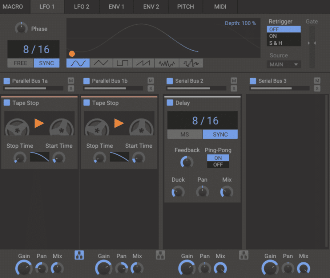 Tape Stop Delay 2 - Unison