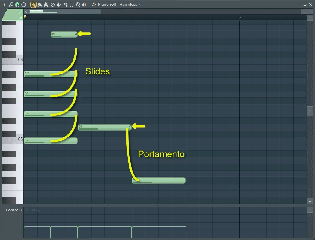 The basics of editing a piano roll - Unison