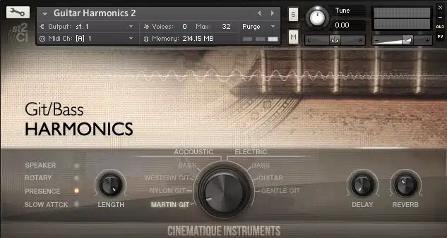 The role of instruments in harmonics - Unison