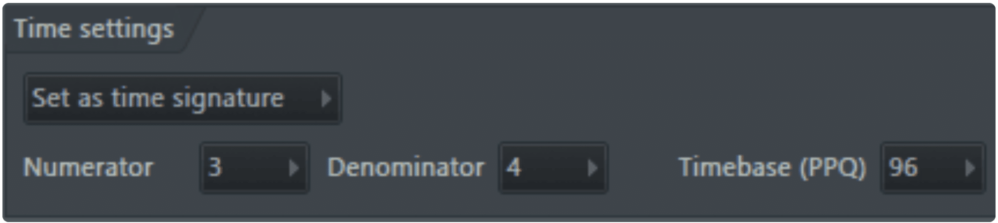Time Signature FL Studio - Unison