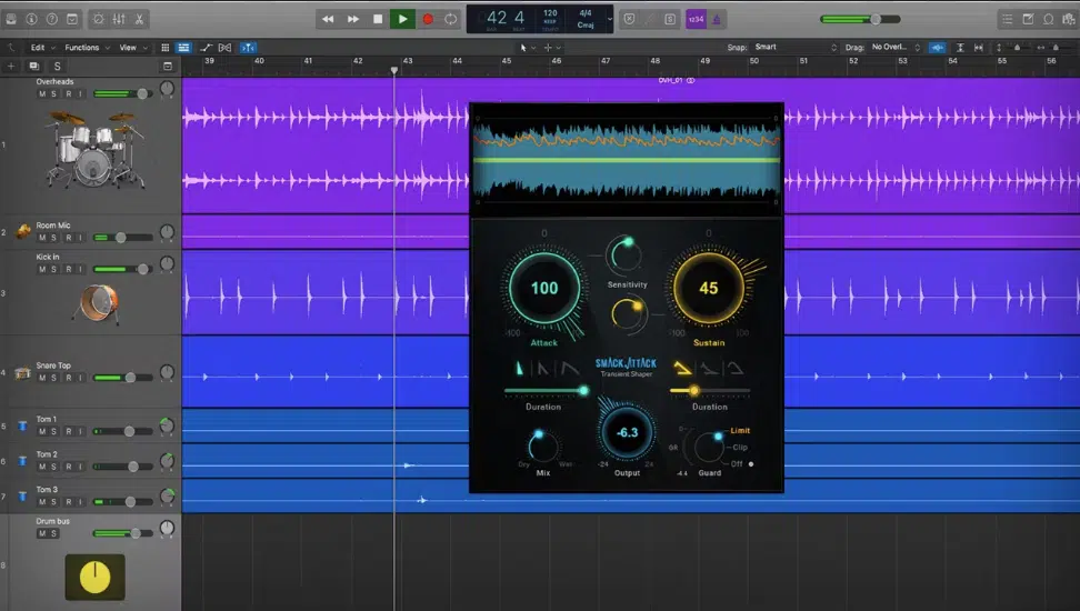 Transient Shaper Instrument - Unison