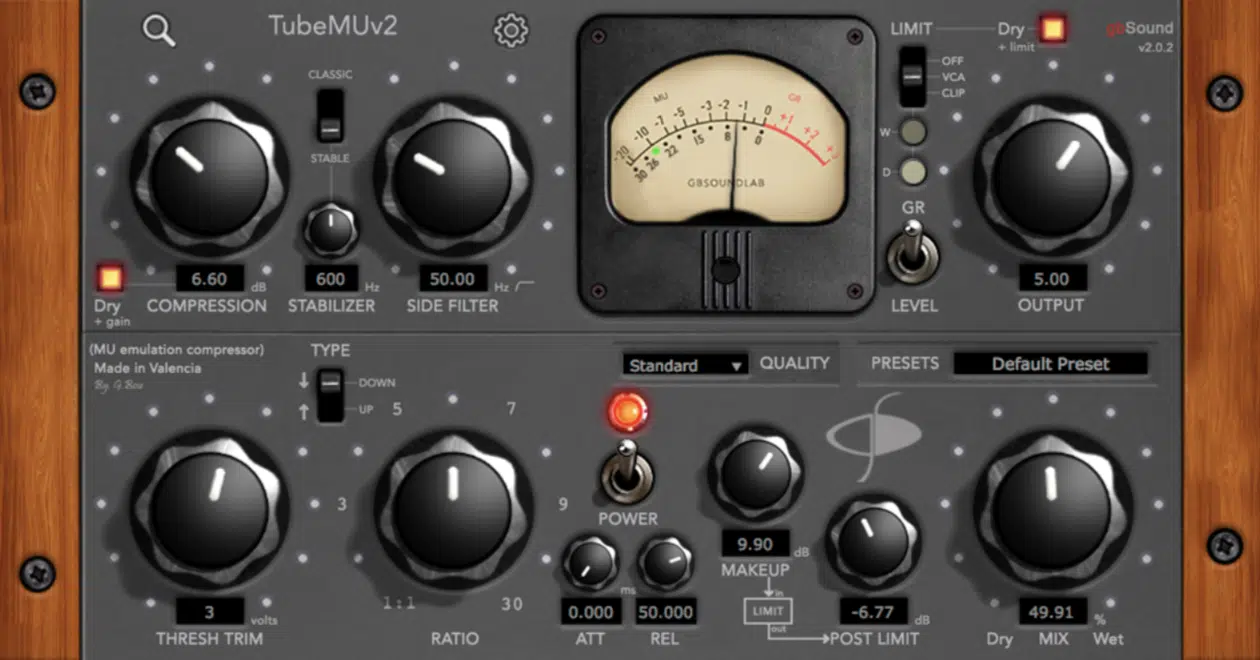 Tube Compressor Plugin - Unison