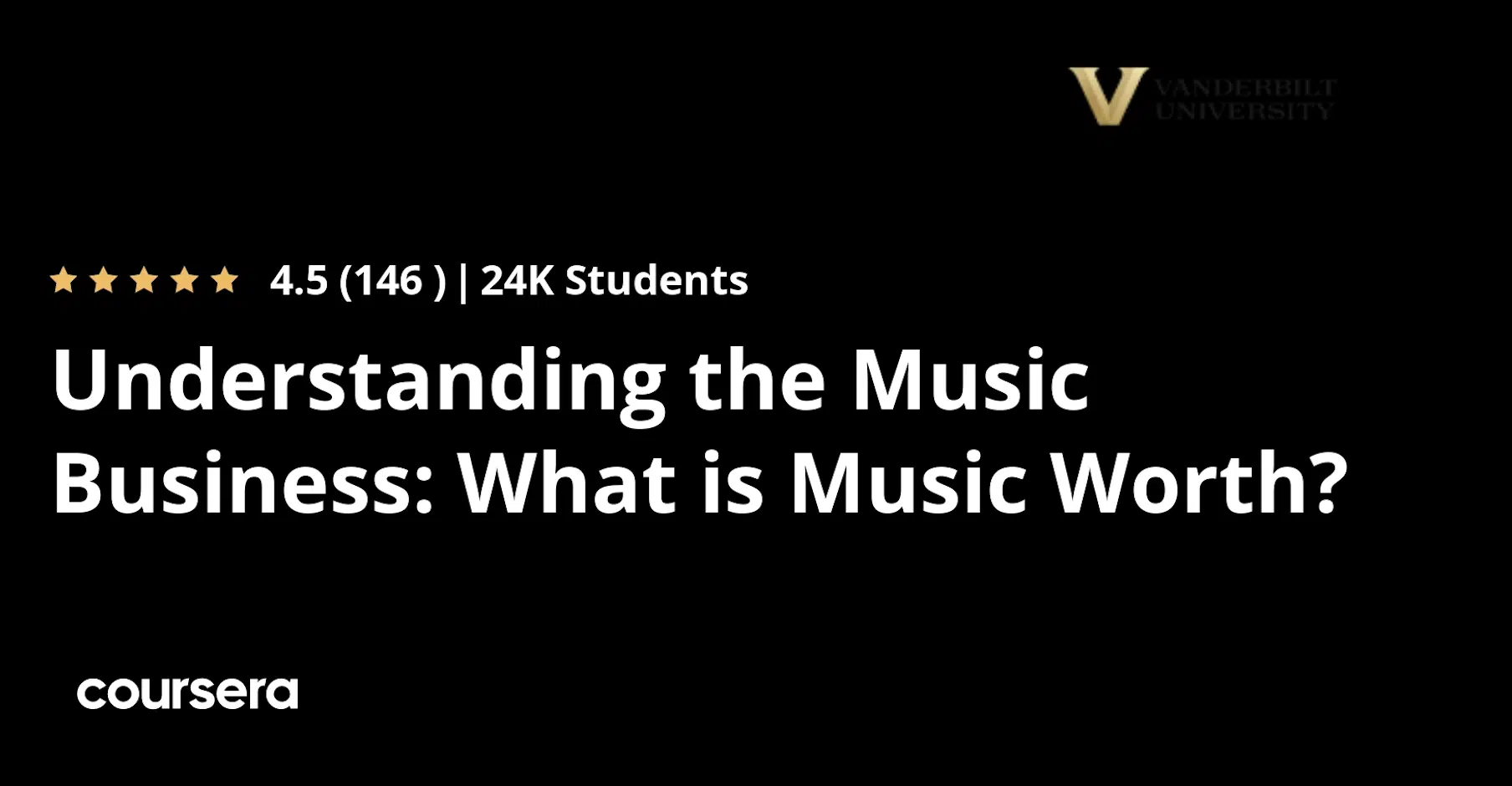 Understanding the Music Business What is Music Worth by Vanderbilt University Coursera - Unison