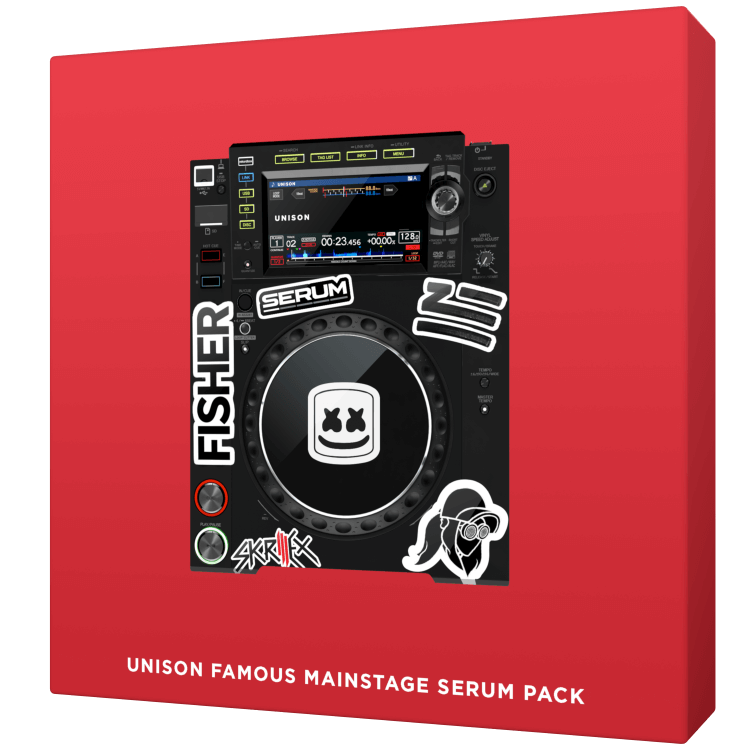 Unison Famous Mainstage Serum Pack 3D Art 750 - Unison