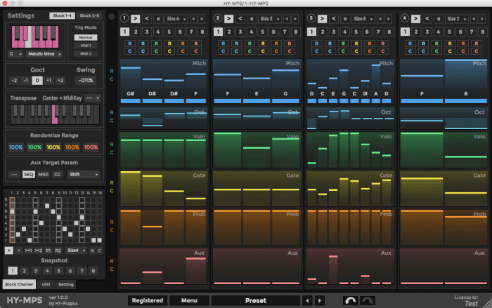 Using a third party sequencer plug in - Unison