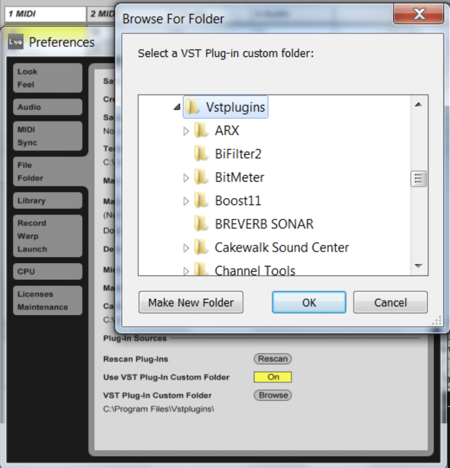 VST Plugins Folder - Unison