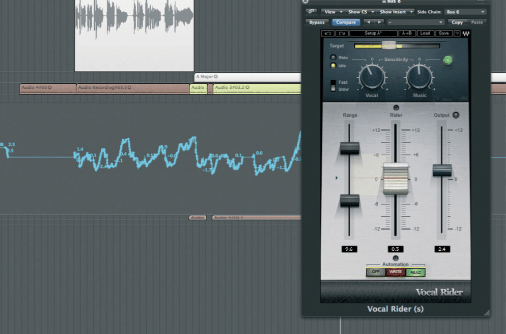 Volume Automation Vocals - Unison