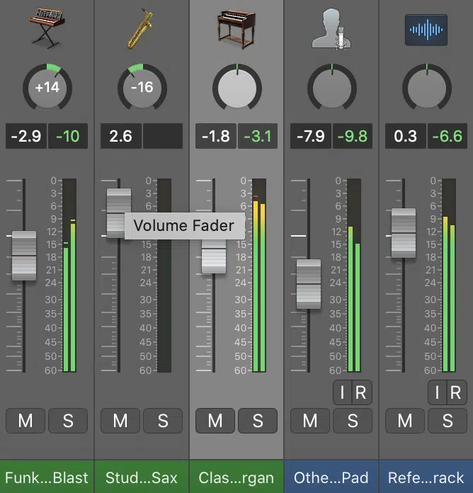 Volume Fader - Unison