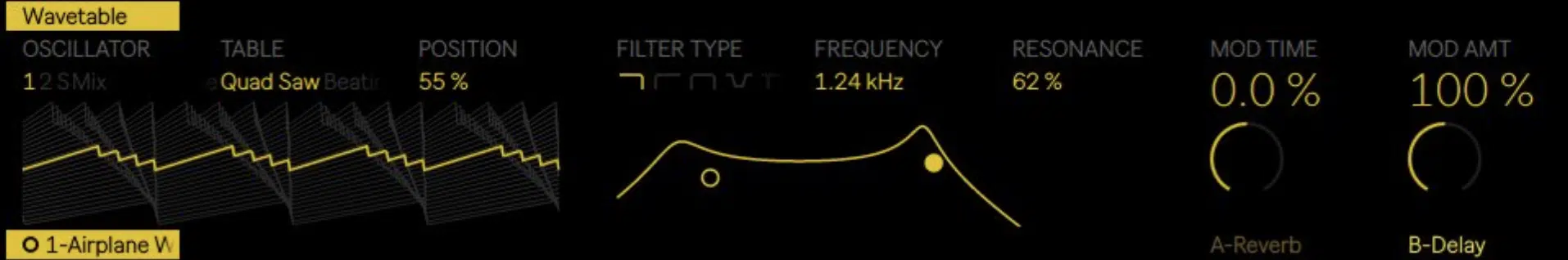 Wavetable Push - Unison