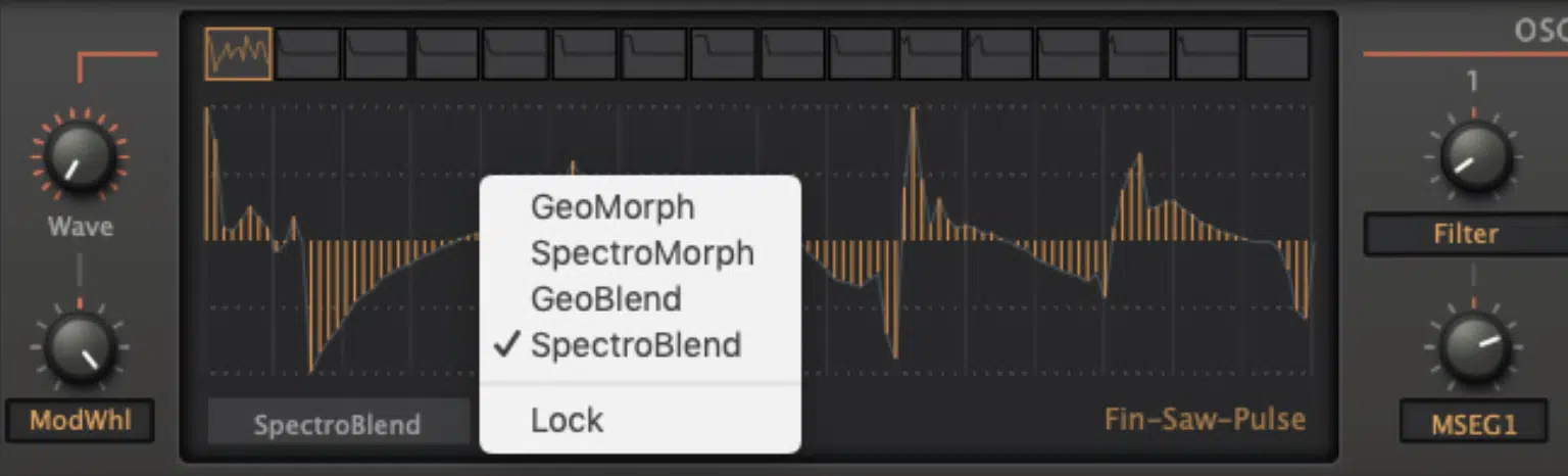 Zebralette SpectroBlend Drawing Modes - Unison