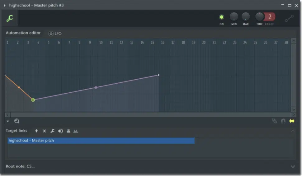 automate pitch changess - Unison