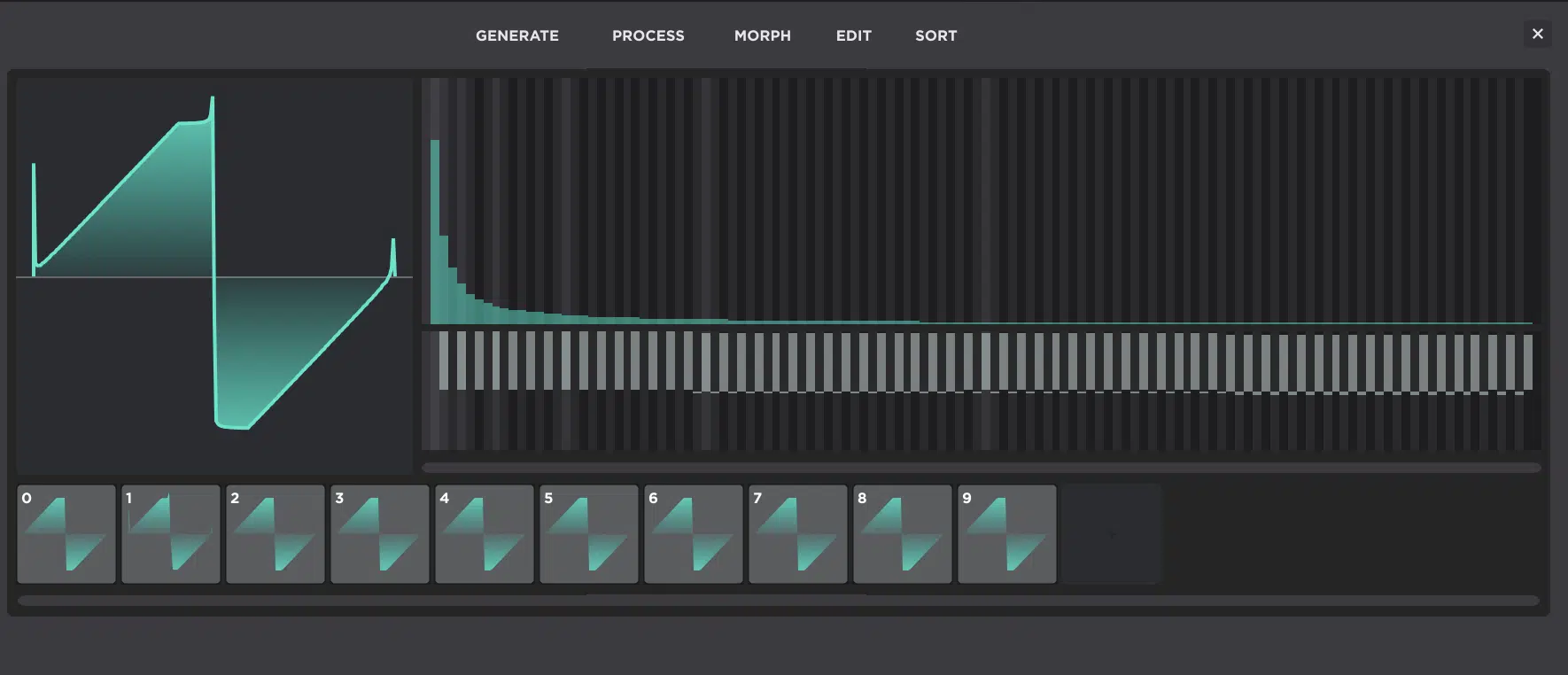 drawing custom waves with sonic goals in mind - Unison