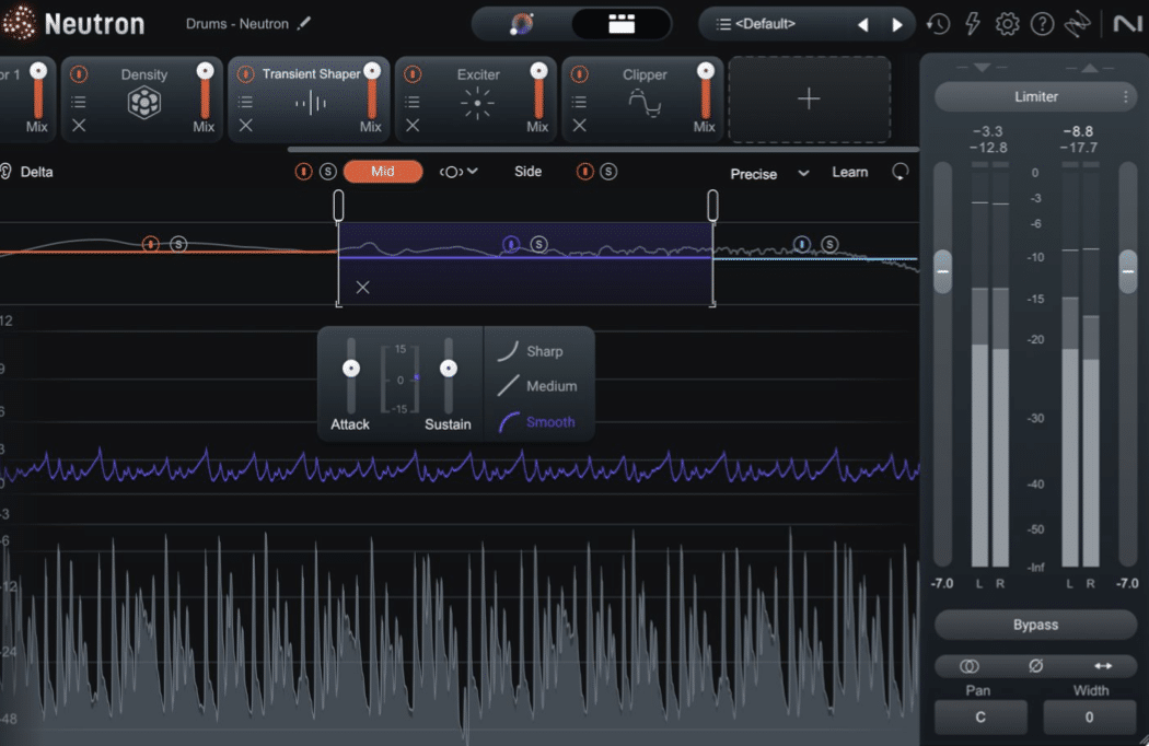 iZotope Neutron 5 Transient Shaper - Unison