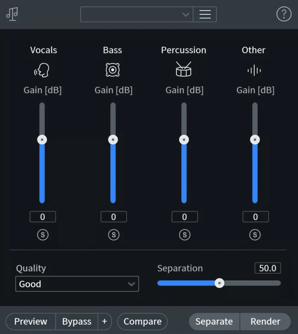 izotope rx 11 music rebalance - Unison