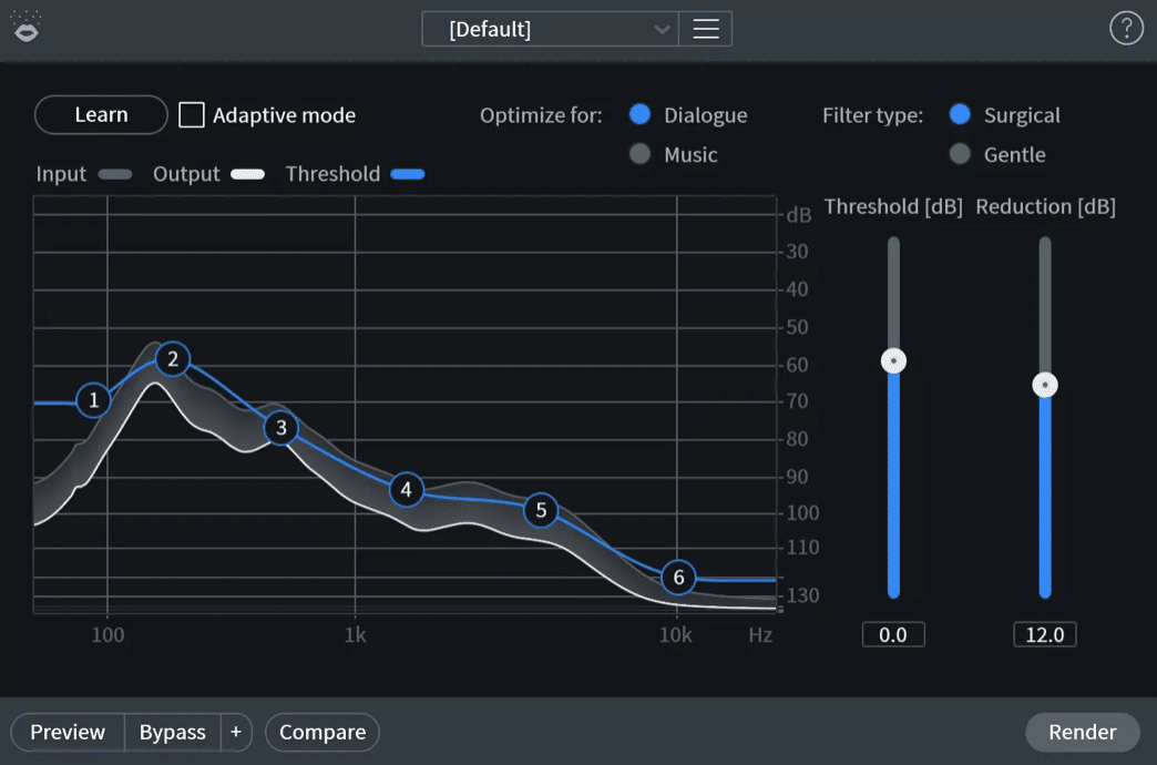 izotope voice de noise - Unison
