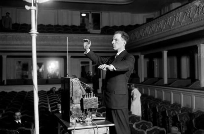 the very first theremin was invented by Leon theremin