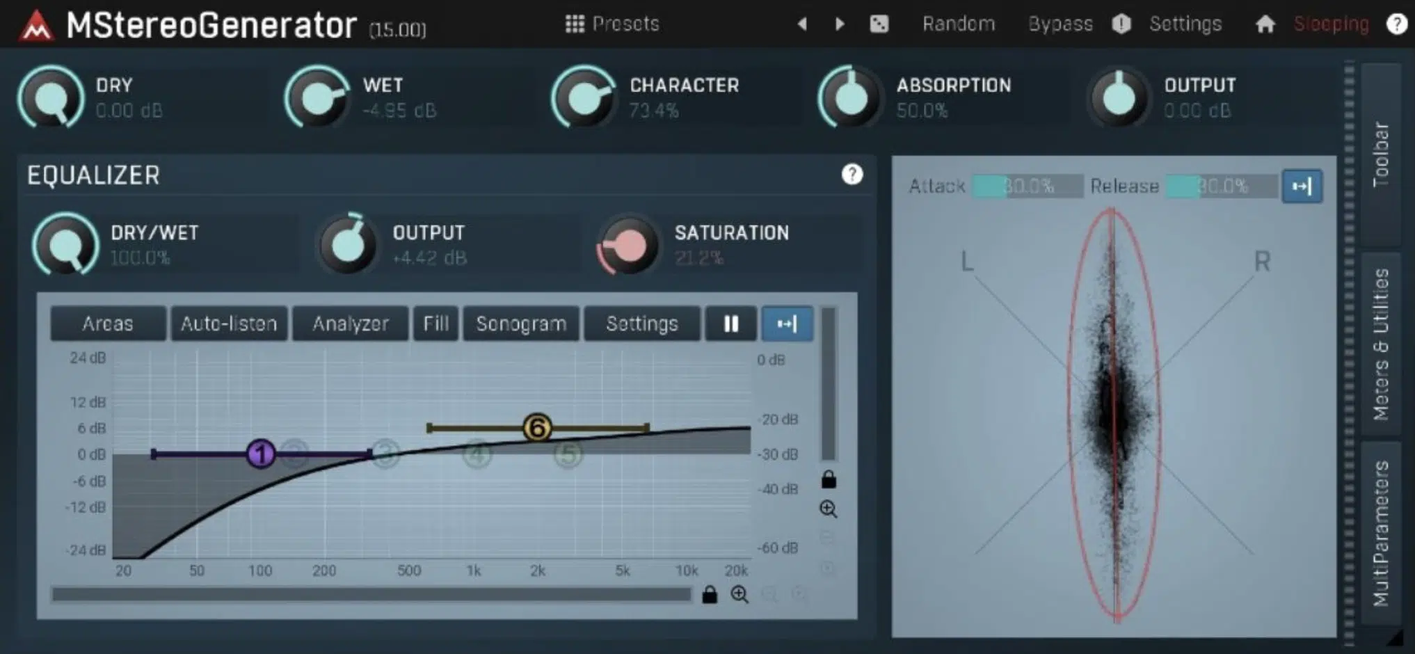 mid side eq stereo width - Unison