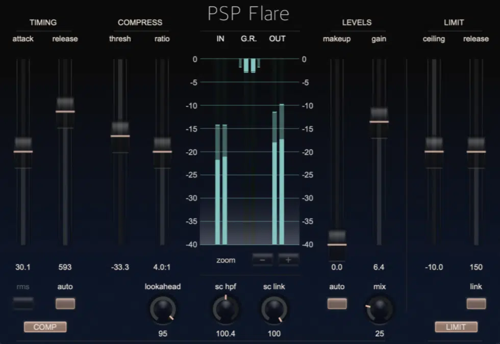 psychoacoustic compression - Unison